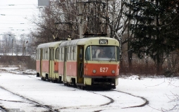 На улице Героев Труда утром 1 февраля будет изменено движение трамваев