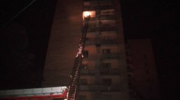 На Салтовке горело общежитие (ФОТО)