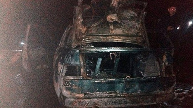 В Харькове водитель погиб в горящем автомобиле