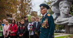 В Киевском районе почтили память партизан и подпольщиков