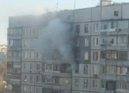 На Салтовке горела квартира многоэтажке (ФОТО)