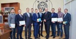 Харьковские регбисты получили грамоты от городской власти