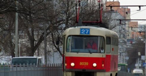 Трамвай №27 в четверг сменит маршрут