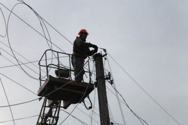 В селе Украинское Харьковского района возобновили электроснабжение